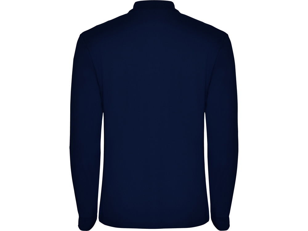 Рубашка поло Estrella мужская с длинным рукавом, нэйви-1