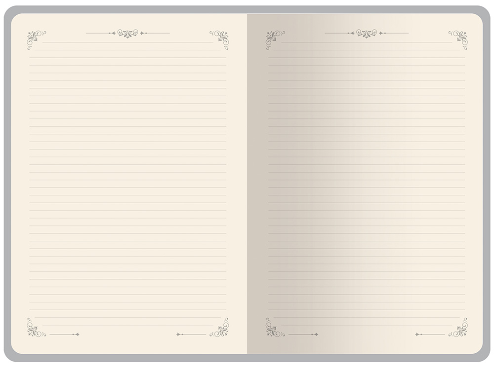 Ежедневник недатированный А4 Royal, синий с бронзовым срезом-5