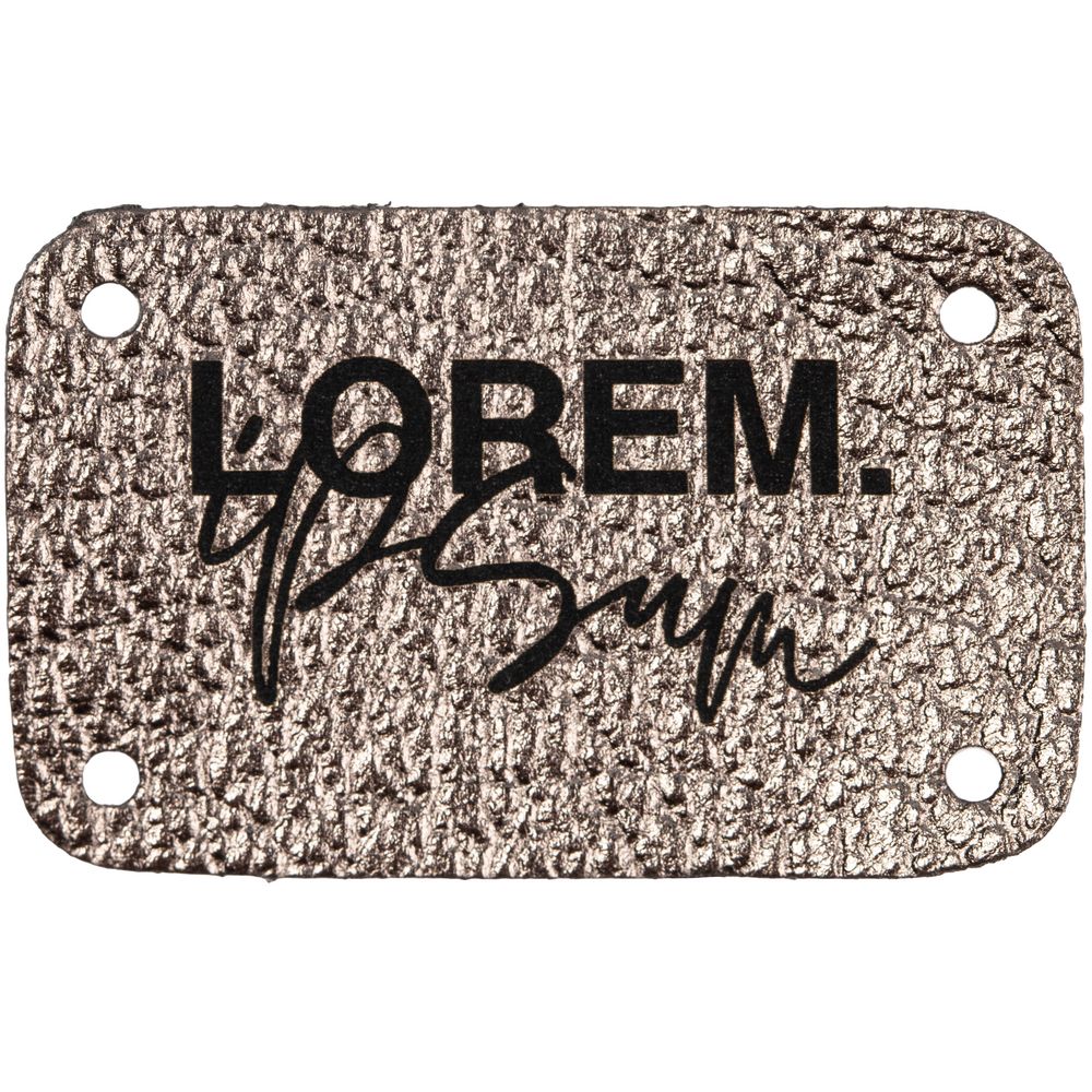 Лейбл Corolla Metal, S, бронзовый-2