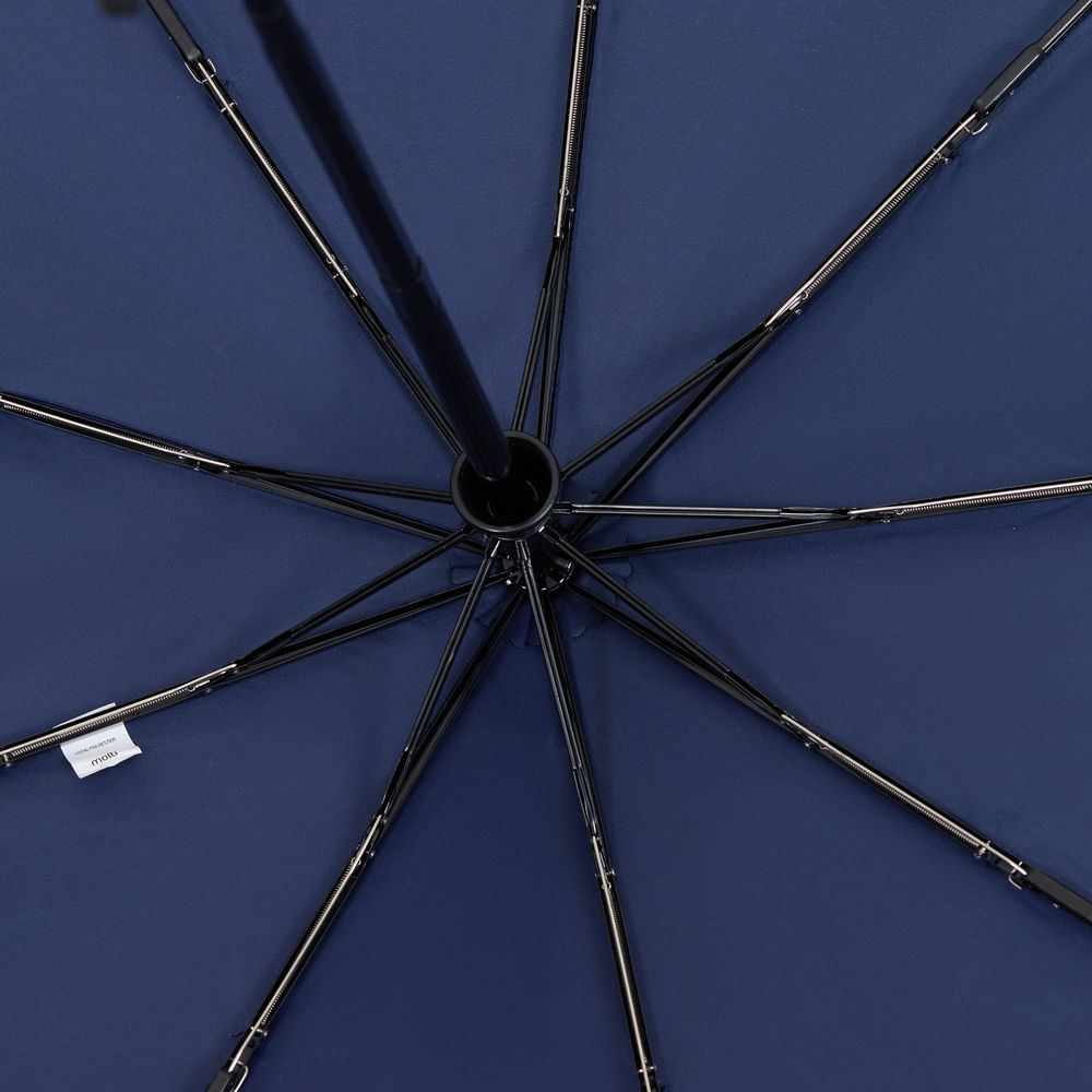 Складной зонт Dome Double с двойным куполом, темно-синий-2