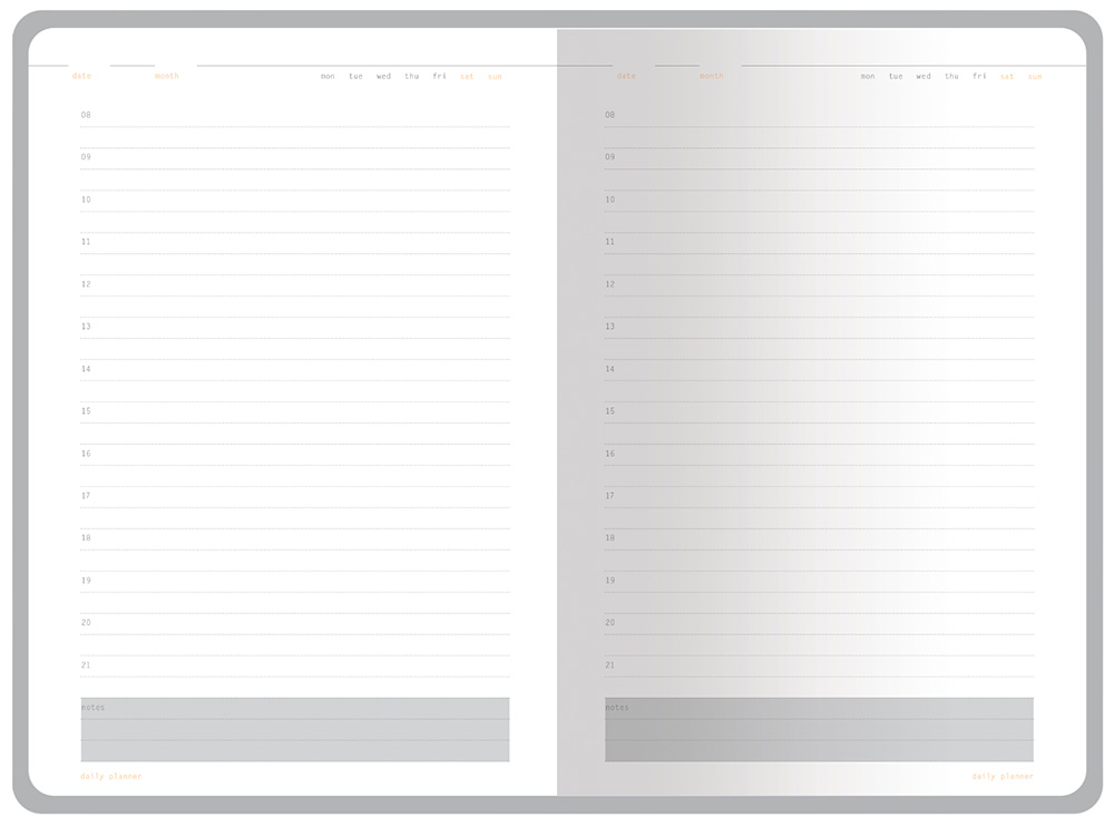 Ежедневник А5 недатированный Mercury, синий-8