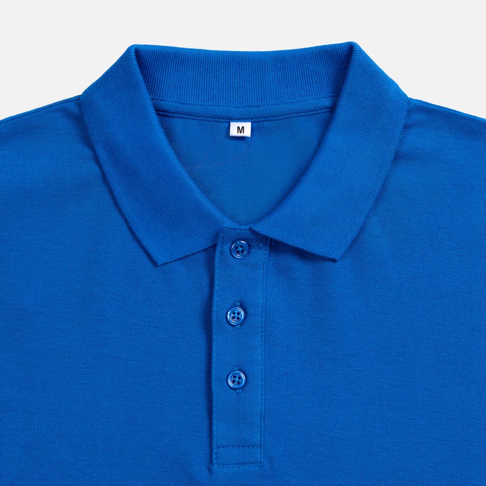 Рубашка поло унисекс Tervise, ярко-синяя-2