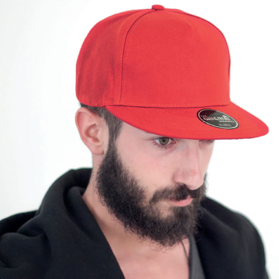 Бейсболка SNAP FIVE, 5 клиньев, пластиковая застежка, темно-синий-1