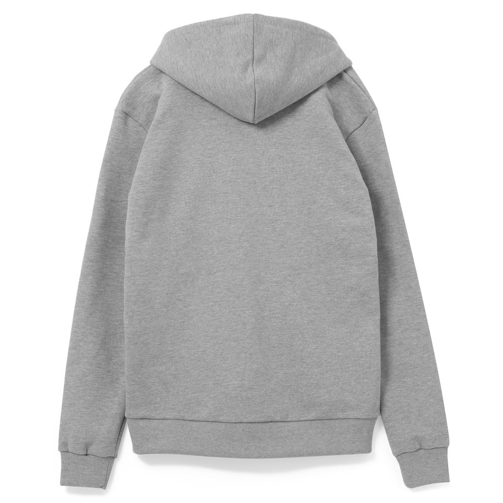 Толстовка на молнии с капюшоном Unit Siverga, серый меланж-2