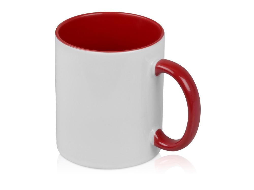 Кружка для сублимации Sublime Color, белый/красный-0