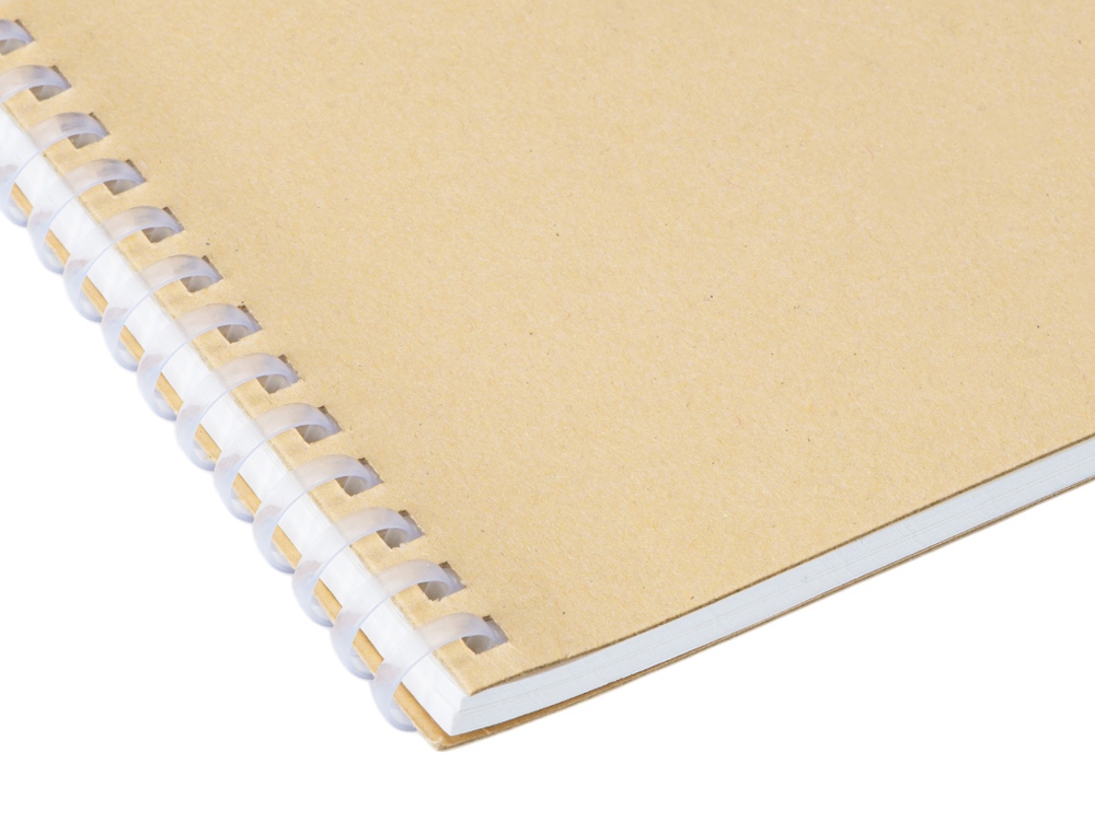 Блокнот на мягкой спирали А5 Sahara, 60 листов 70 гр/м2, натуральный-1