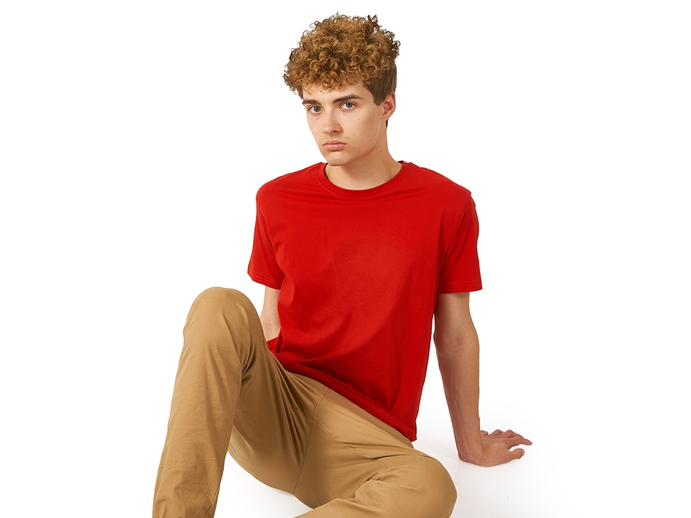 Футболка HD короткий рукав компакт пенье, красный-1