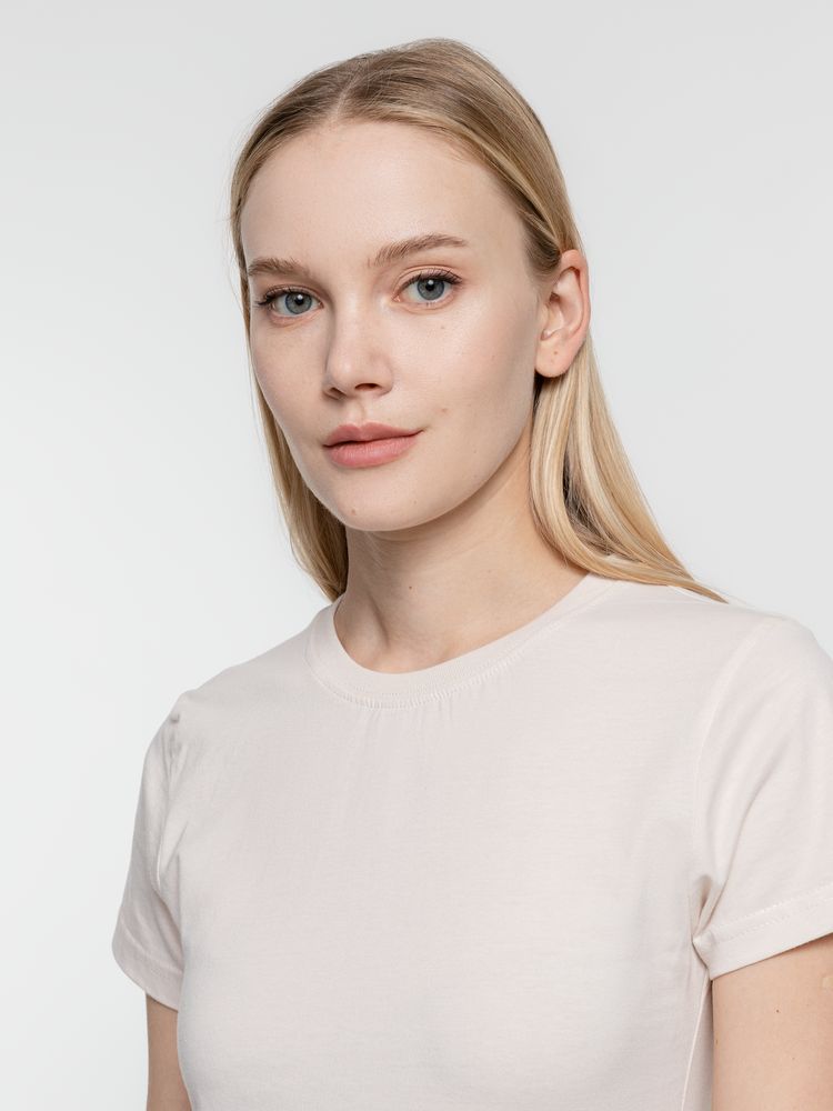 Футболка женская T-bolka Lady, молочно-белая-4