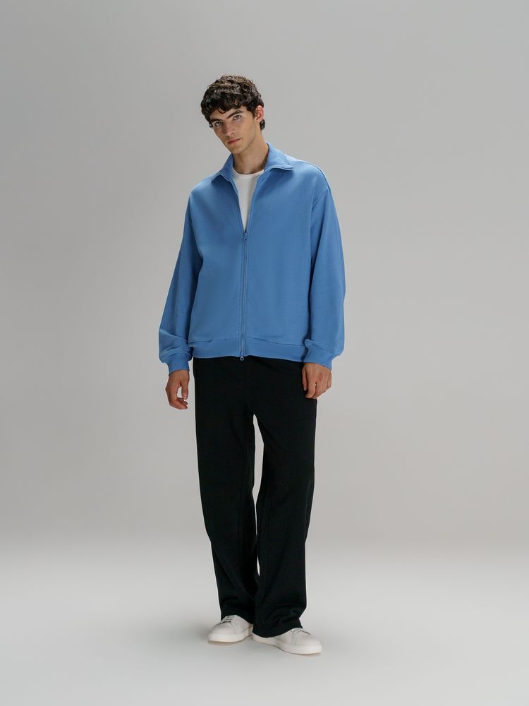 Толстовка унисекс Neofit, синяя-5