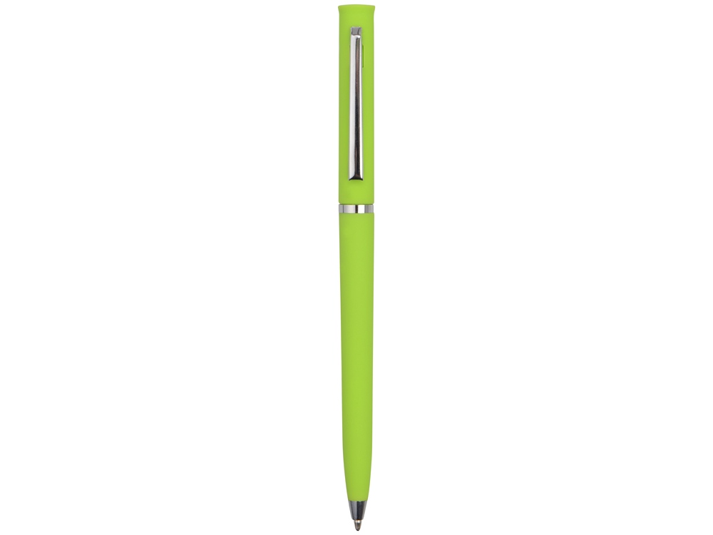Ручка шариковая Navi soft-touch, зеленое яблоко-1