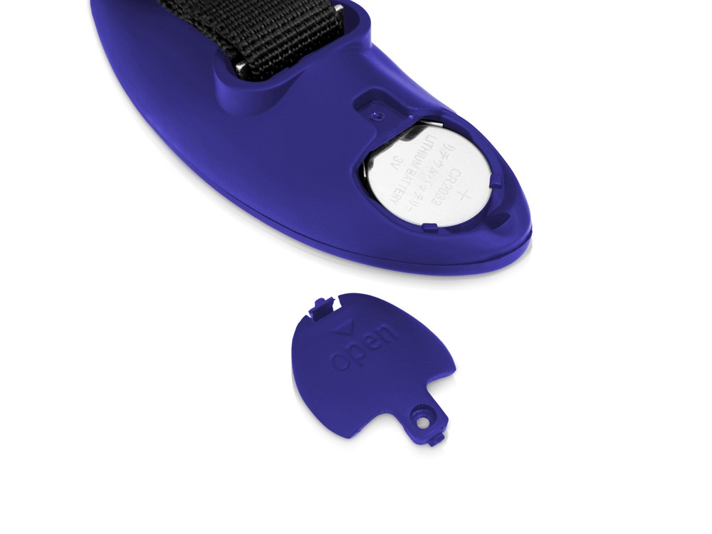 Багажные весы с покрытием soft touch Gravity, синий-4