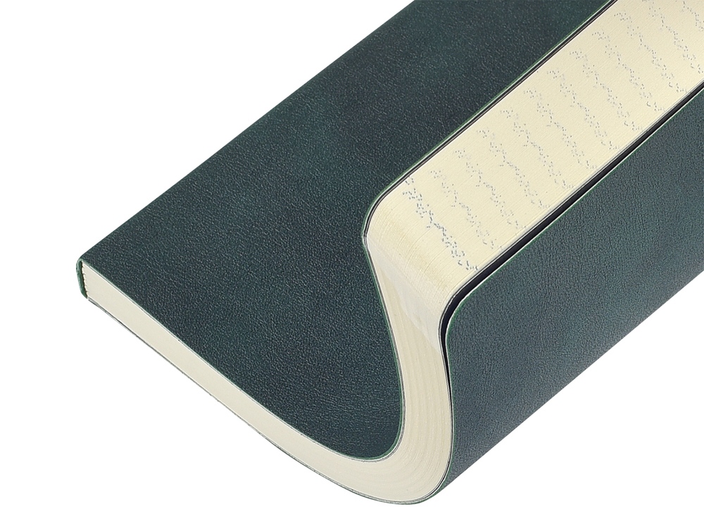 Ежедневник недатированный А5 Megapolis Classic Flex, темно-зеленый-4