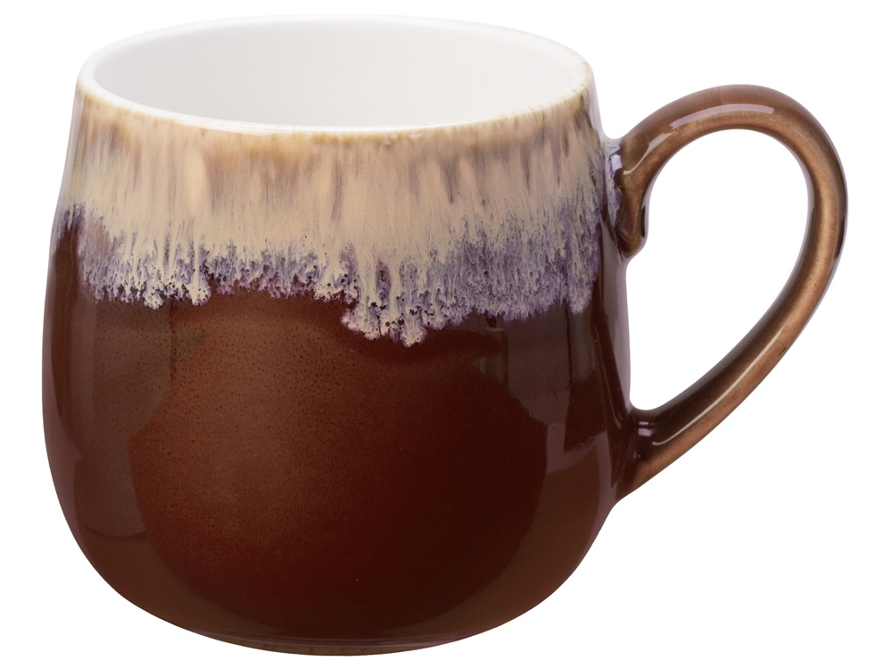 Кружка с вулканическим эффектом по краю Etna, 440 мл, бургунди-1