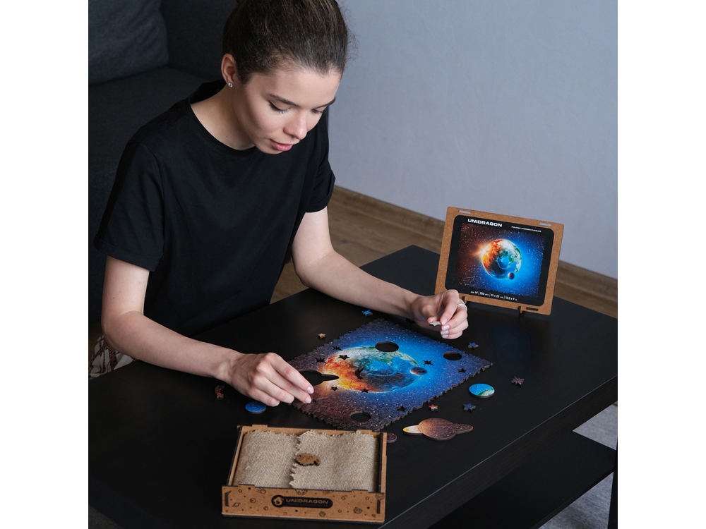 Деревянный пазл Earth-1