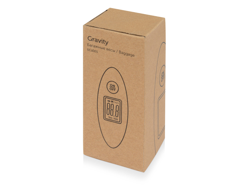 Багажные весы с покрытием soft touch Gravity, синий-6