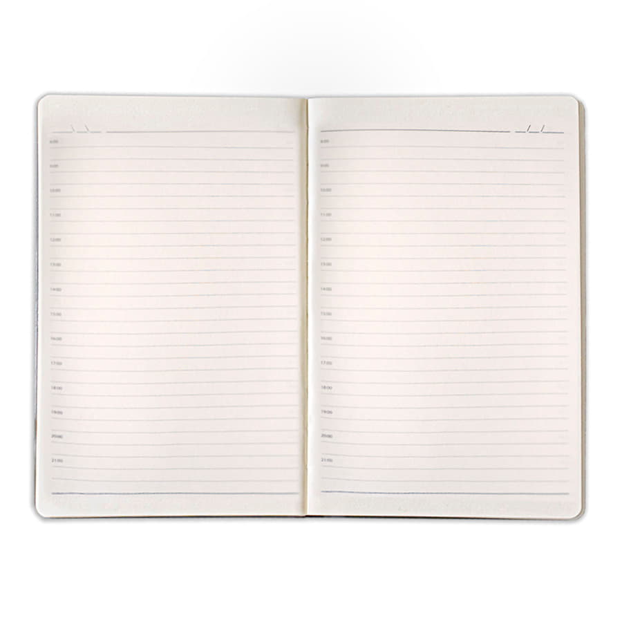 Ежедневник недатированный SIMPLY FIRM, А5,  черный, кремовый блок, в линейку, черный-5