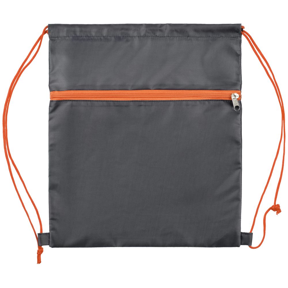 Детский рюкзак Novice, серый с оранжевым-1