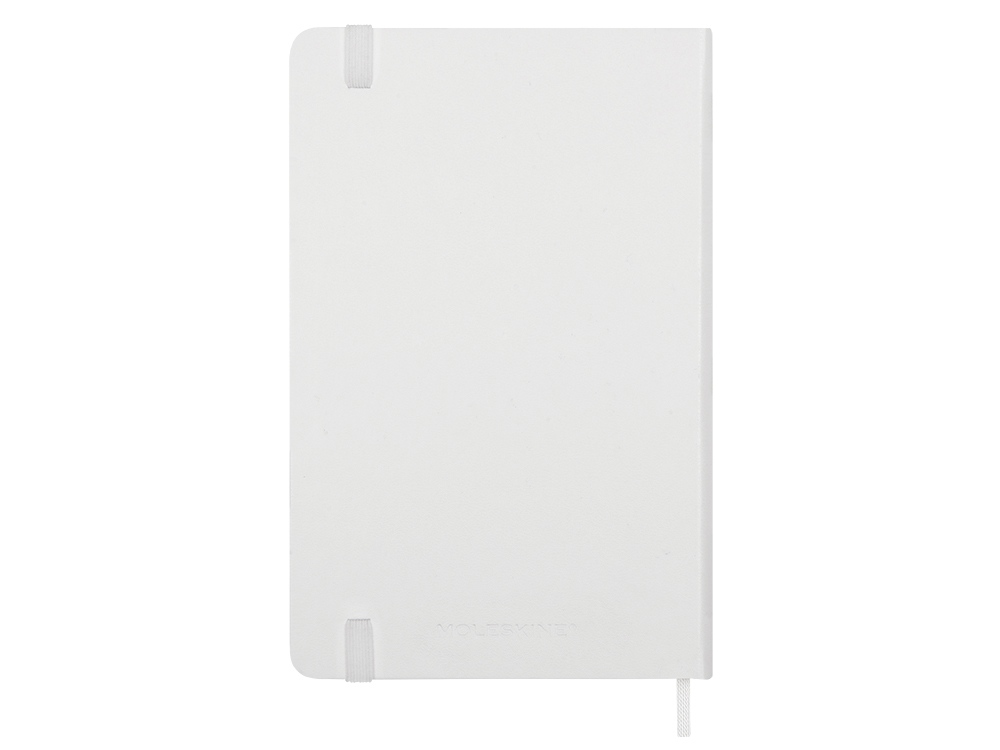 Записная книжка Moleskine Classic (в линейку) в твердой обложке, Medium (11,5x18 см), белый-4