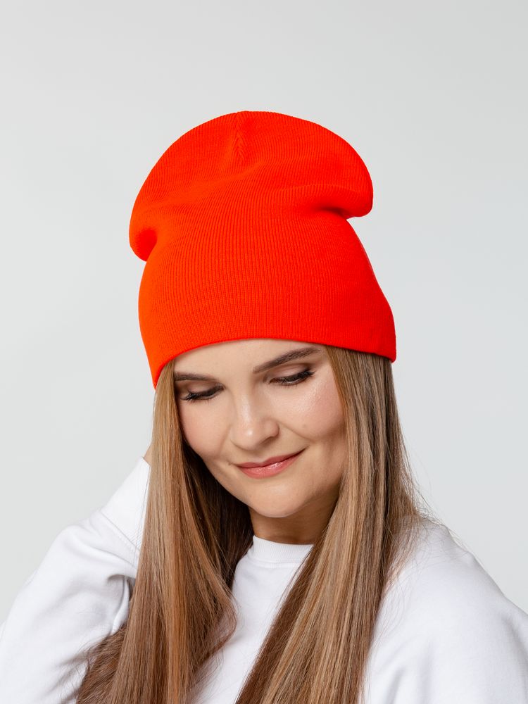 Шапка Tube Top, красная (кармин)-2