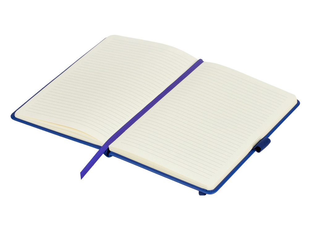 Блокнот Softy 2.0, твердая обложка A5, 80 листов, синий-2