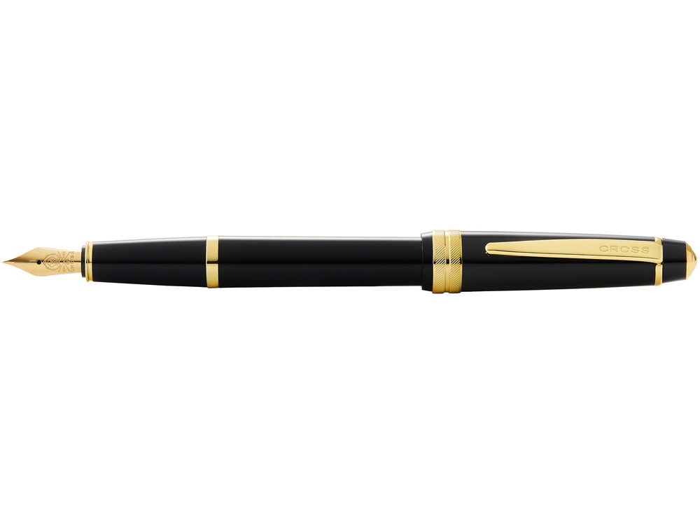 Перьевая ручка Cross Bailey Light Polished Black Resin and Gold Tone, перо F-1