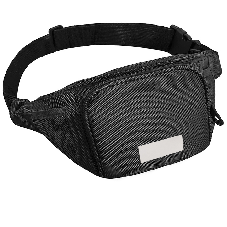 Поясная сумка SPLIT TO GO, Чёрный/Серебряный-0