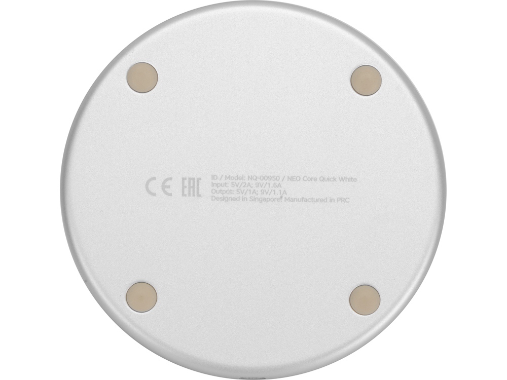 Беспроводное зарядное устройство Rombica  NEO Core Quick c быстрой зарядкой, белый-3