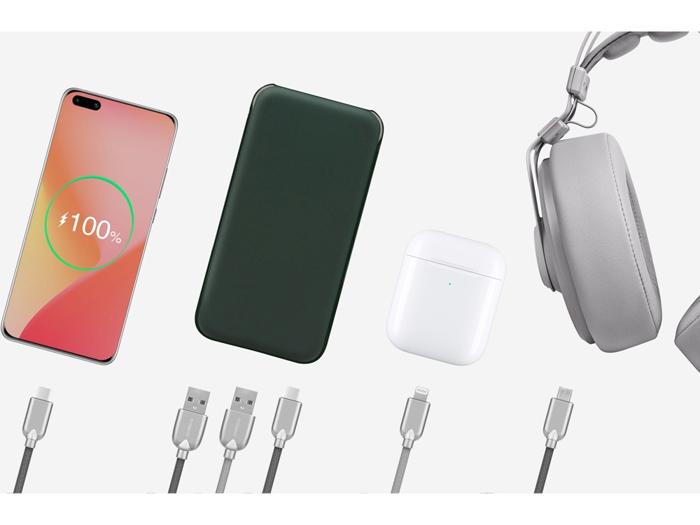 Внешний аккумулятор Rombica NEO NS120G Quick, 12000 mAh, темно-зеленый-10