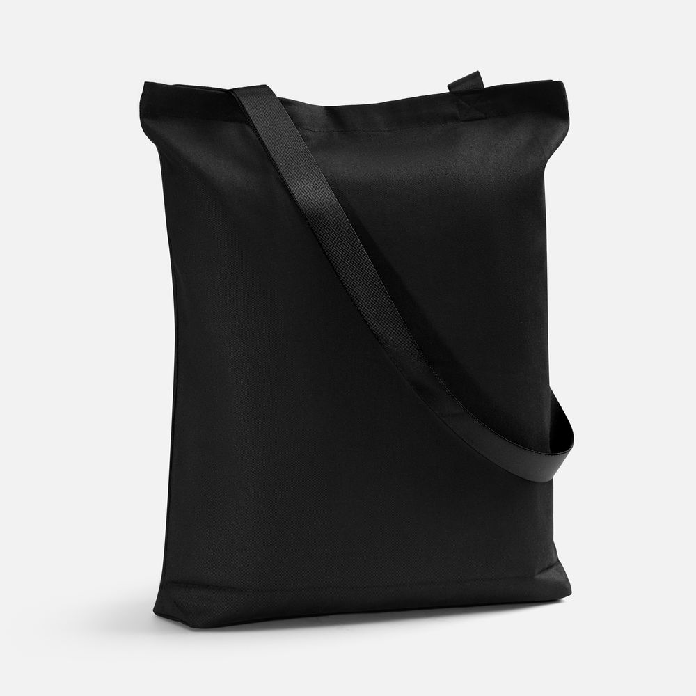 Шопер B4, черный с черными ручками-0