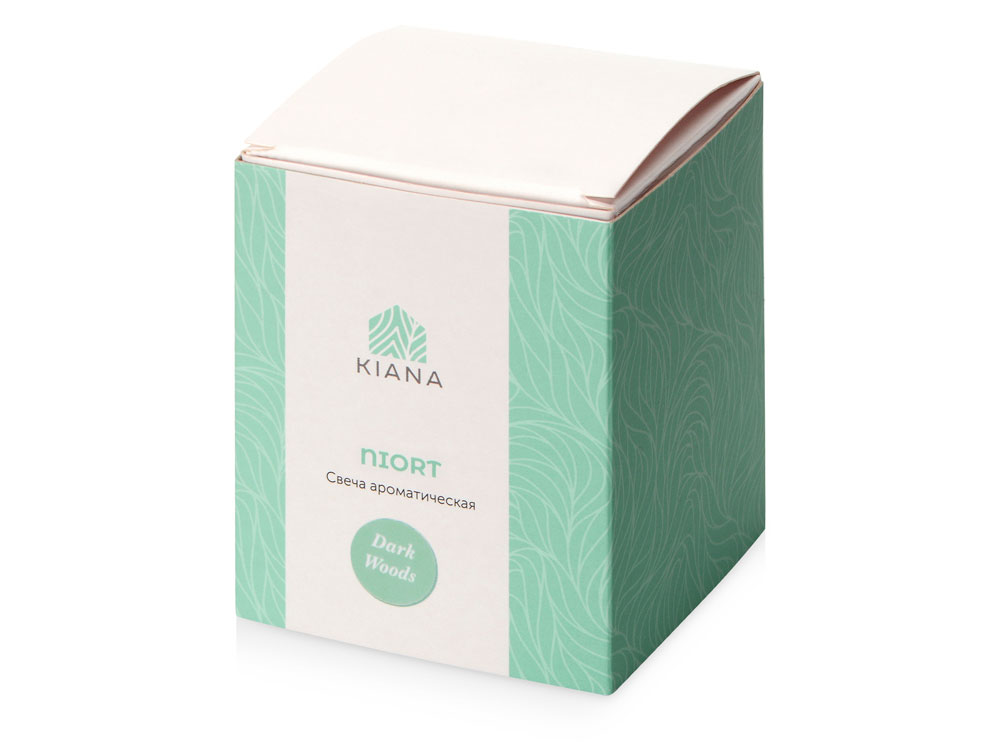 Свеча соевая ароматическая в стекле Niort, черная-9