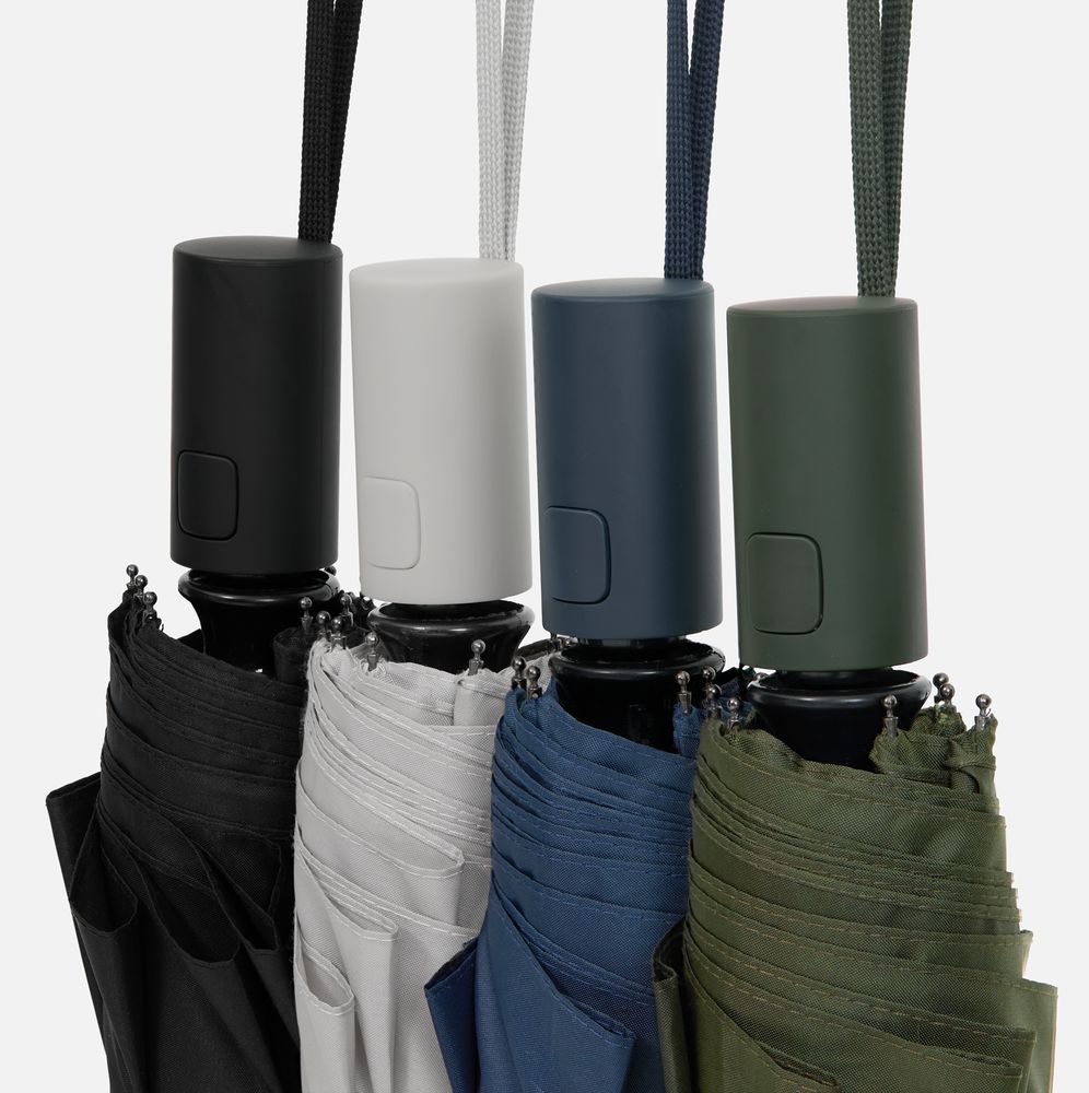 Зонт складной Cloudex, светло-серый-3