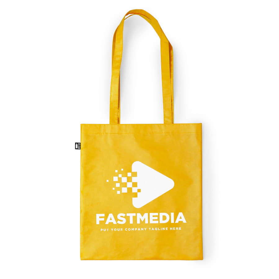 Сумка для покупок FRILEND из rPET/рециклированного полиэстера, желтый-1