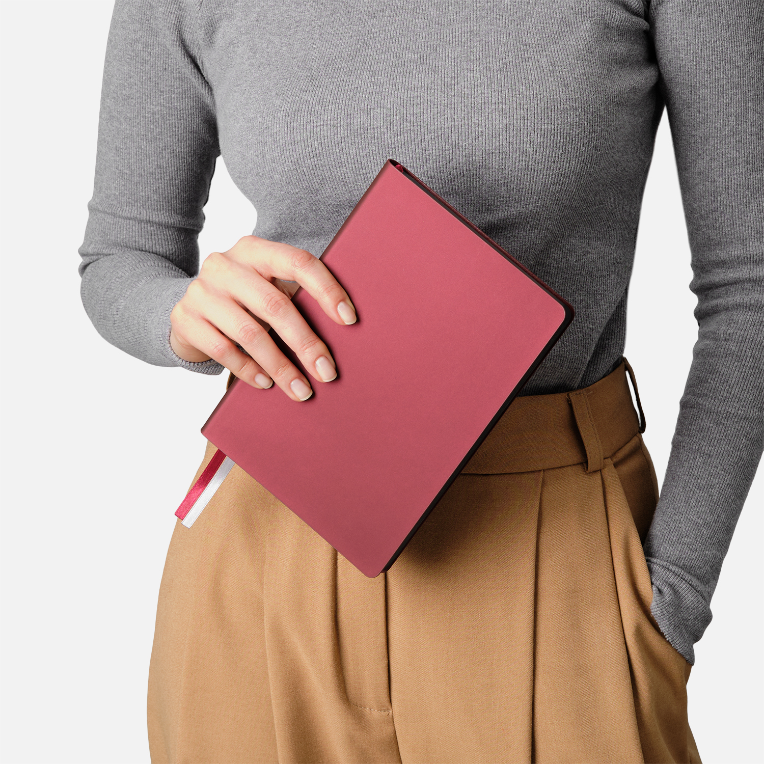 Ежедневник Мун Ривер (Moon River) недатированный, бургунди (без упаковки, без стикера)-9