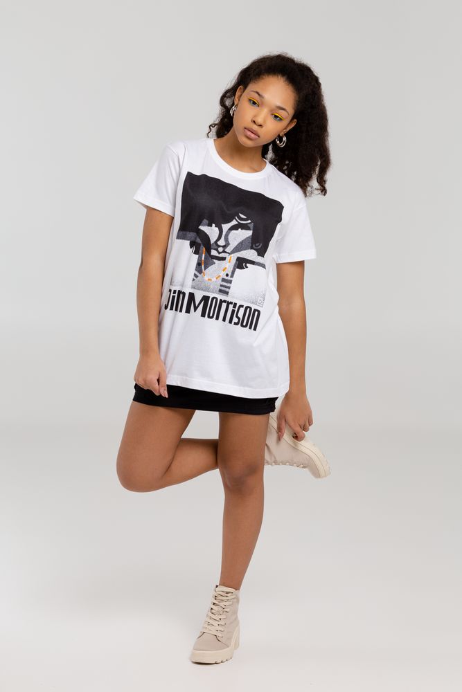 Футболка «Меламед. Jim Morrison», белая-4