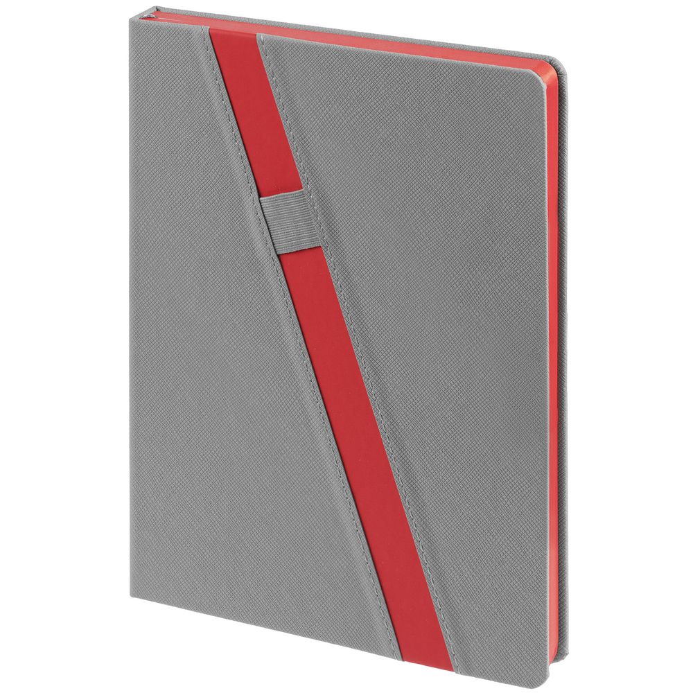 Ежедневник Rubikon на заказ, недатированный серо-красный-2