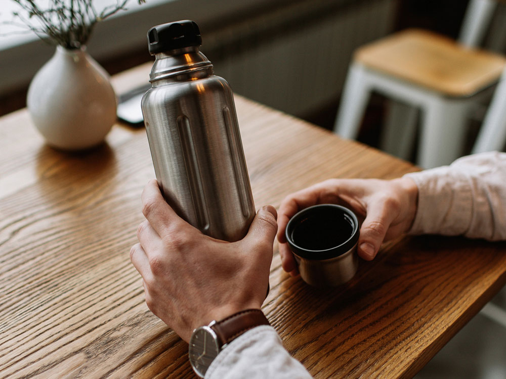 Термос для напитков, вакуумный, бытовой, тм bobber. Объем 0.47 литра. Артикул Flask-470 Matte-6