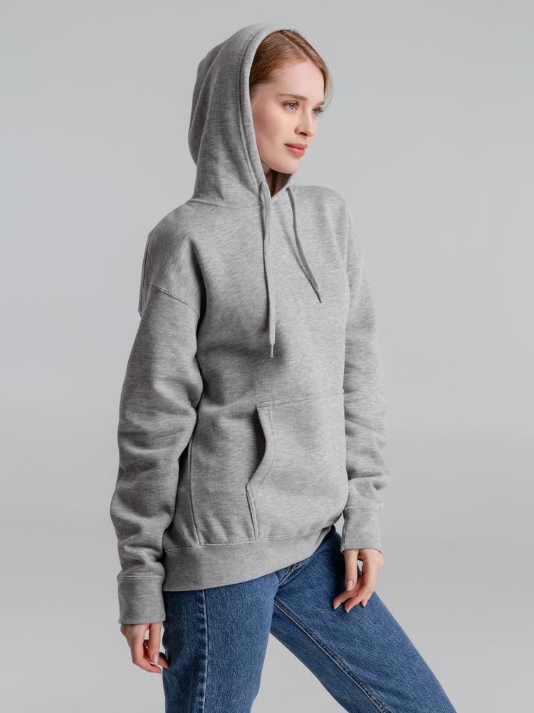 Толстовка с капюшоном Slam 320, серый меланж-4