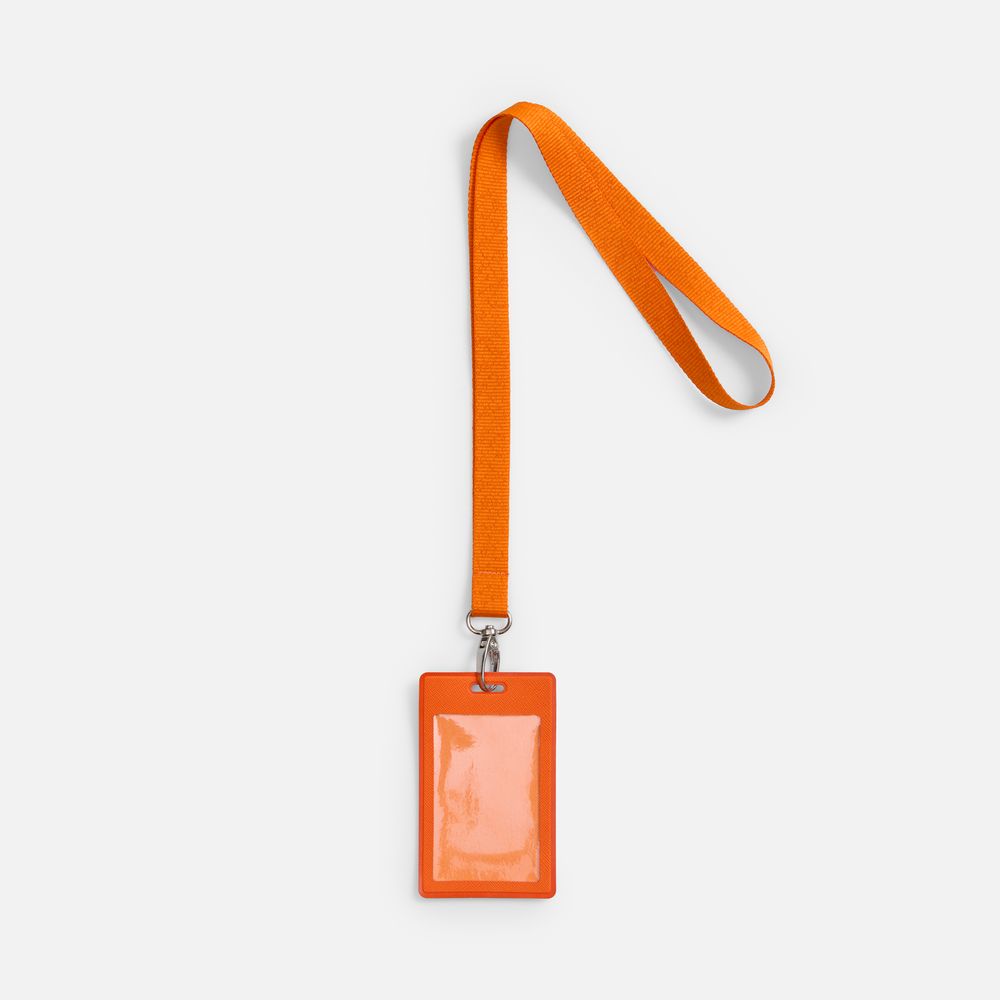 Лента для бейджа Pin, оранжевая-1