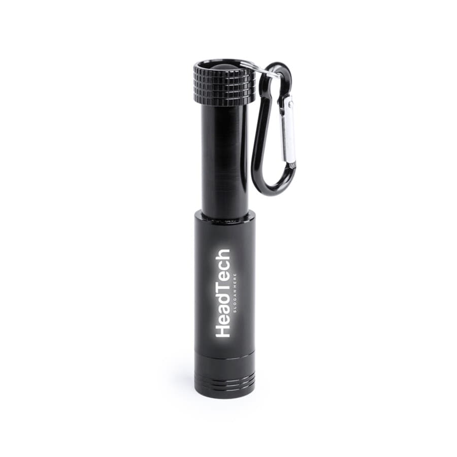 Карманный LED фонарь DERSTAK , алюминий, черный-2