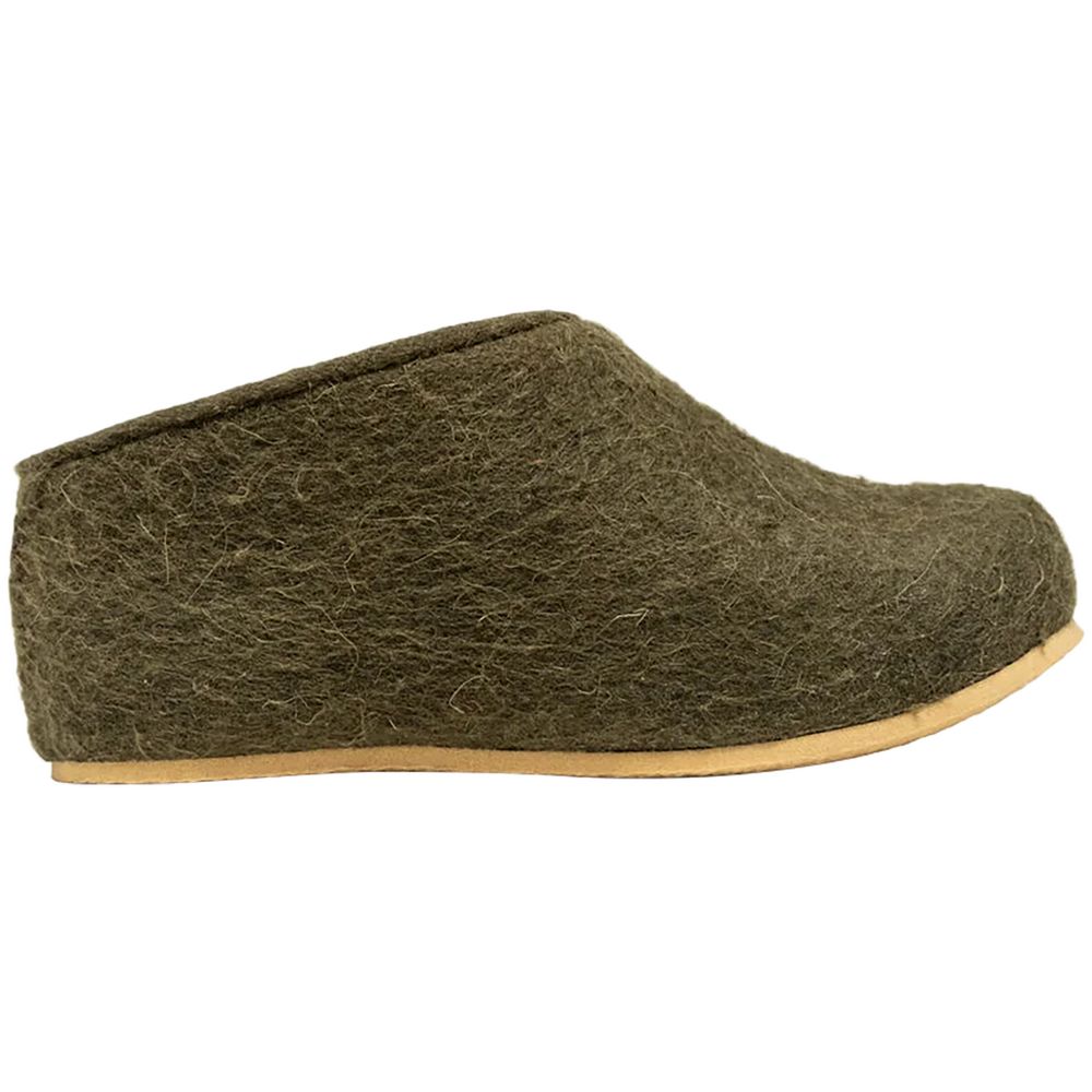 Домашние валенки Cant, зеленые (олива)-2