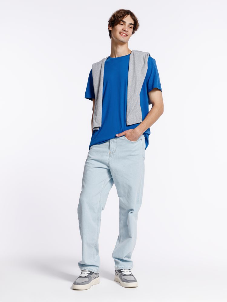 Футболка унисекс Streetwise, ярко-синяя-4