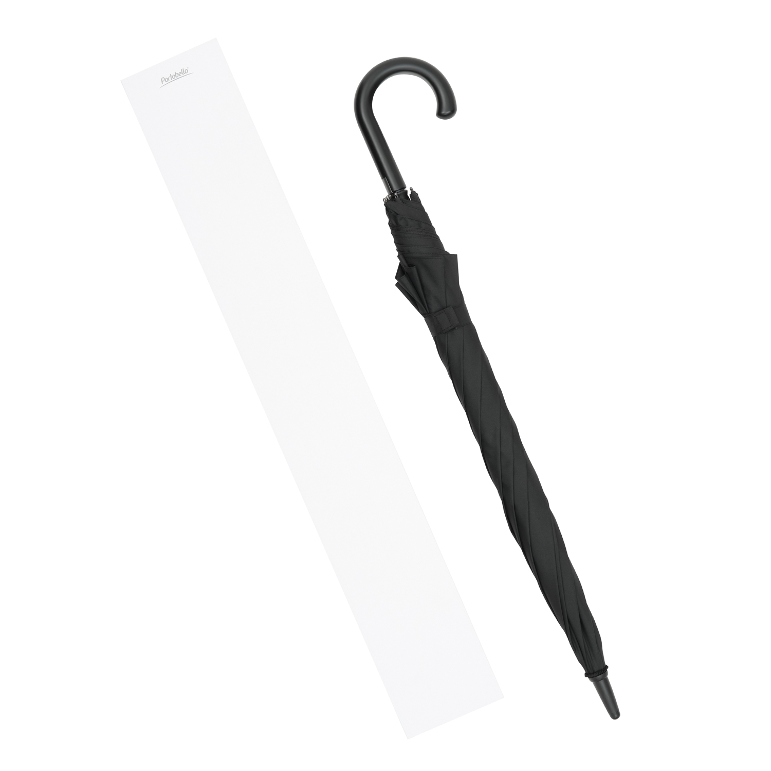 Зонт-трость Дюна (Dune), черный-9