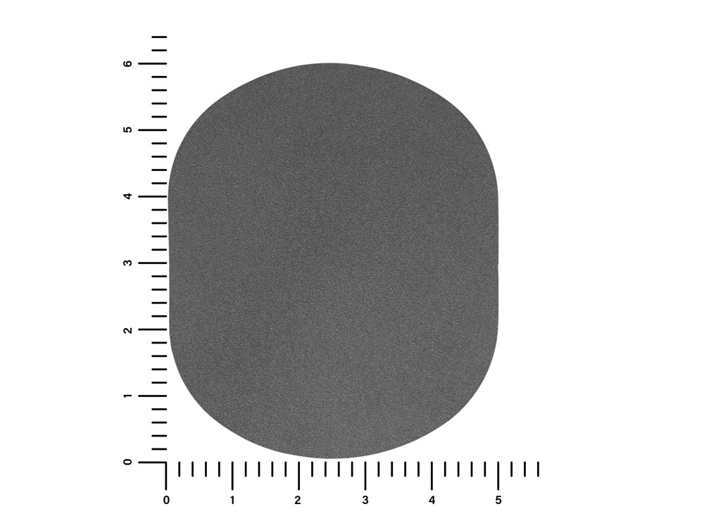 ПАТЧ ОВАЛ nubuk (серый) 6,0 х 5,0 см-2