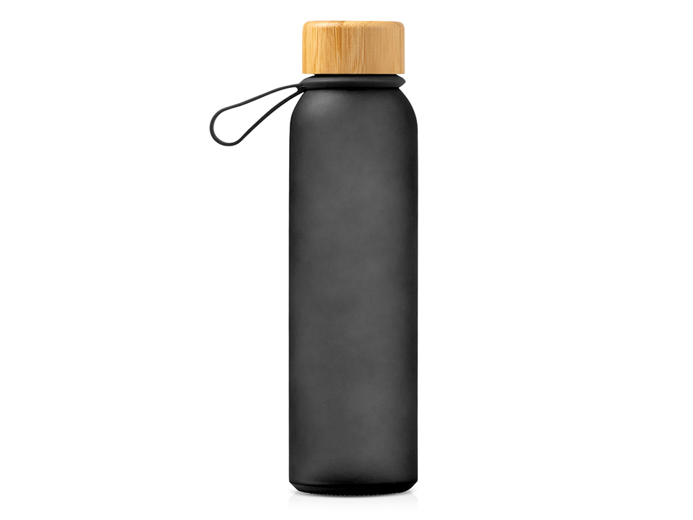 Бутылка из переработанного стекла  VOZNAN черный-0