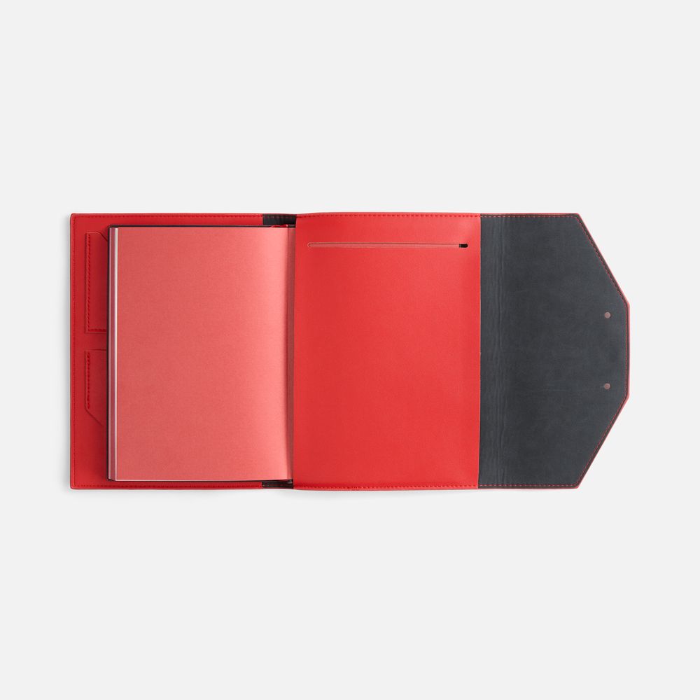 Ежедневник-органайзер Clean Slate, недатированный, красный-5