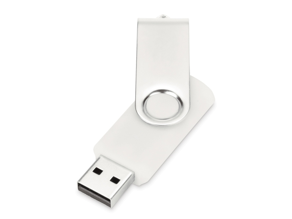 Флеш-карта USB 2.0 16 ГБ Квебек, белый-1