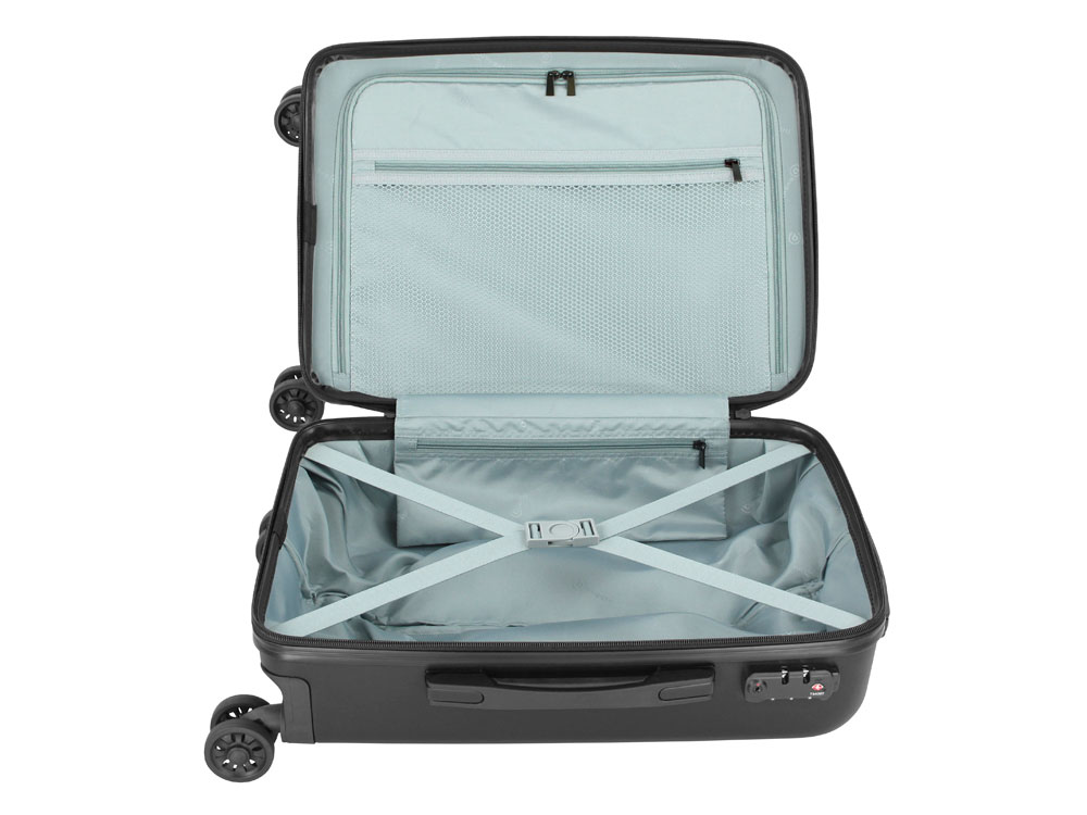 Чемодан BUGATTI Kallisto, чёрный, АБС-пластик, 35,5х23х53,5 см, 40 л-1