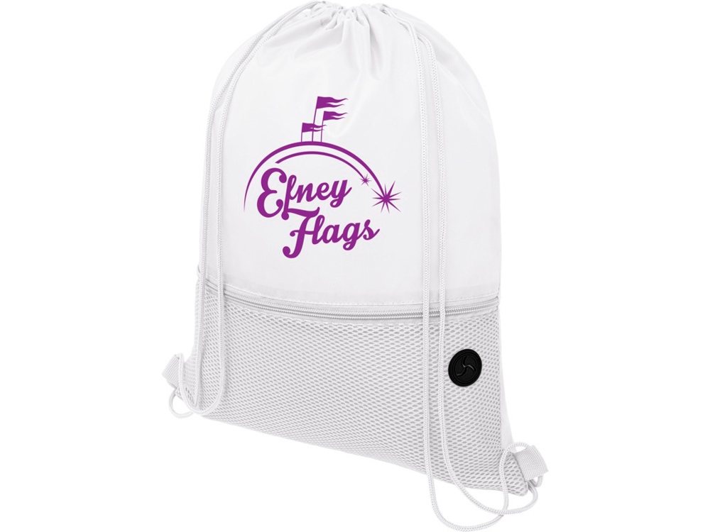 Сетчатый рюкзак со шнурком Oriole, белый-5