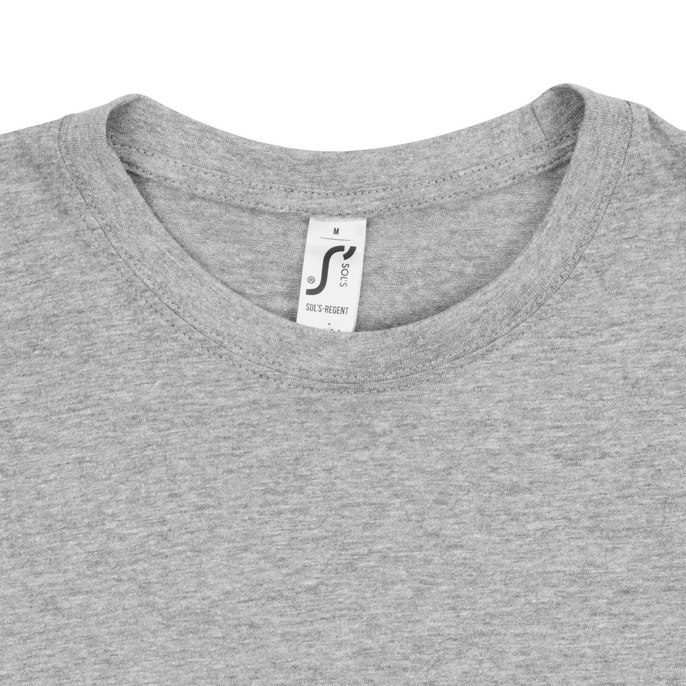 Футболка унисекс Regent 150, серый меланж-3