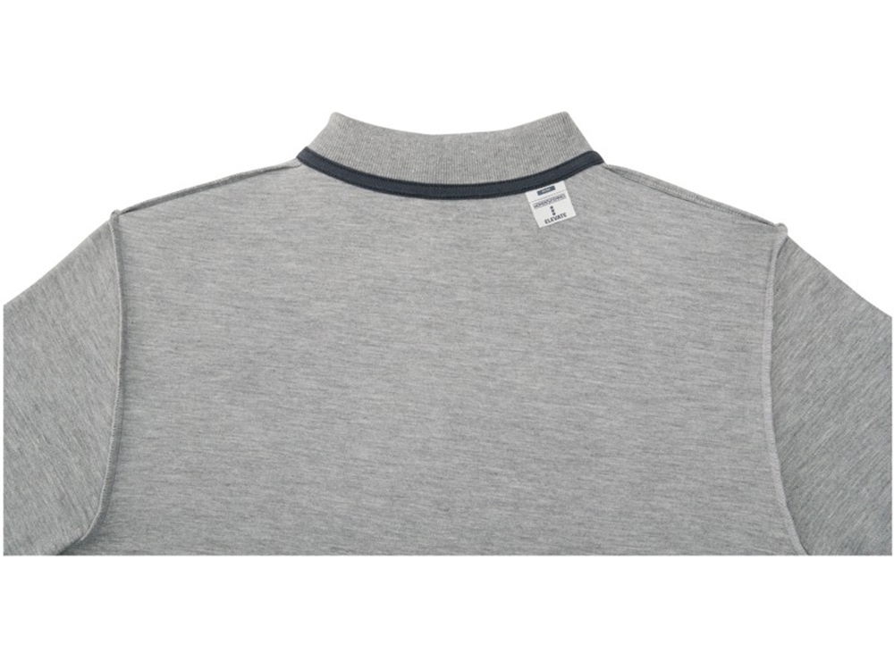 Женское поло Helios с коротким рукавом, серый яркий-3